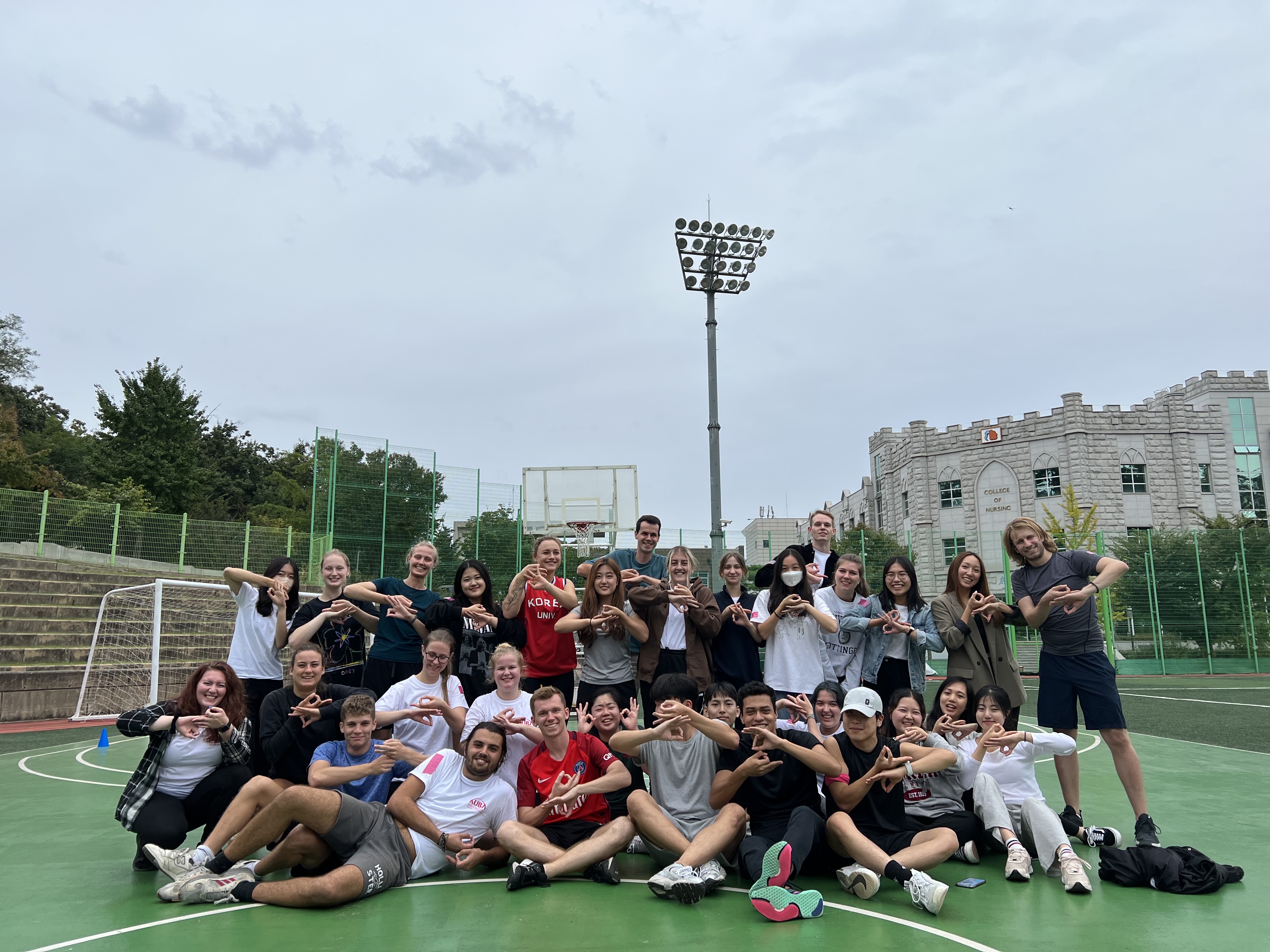 Gruppe 8 am Field Day