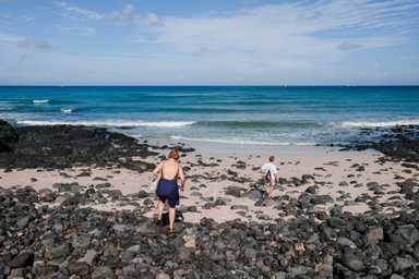 Morgenschwumm mit Nea und Johannes