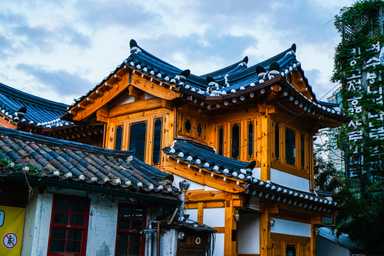 traditionelles Haus im Zentrum