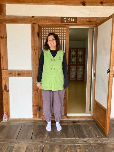 Ich in der Tempel Uniform