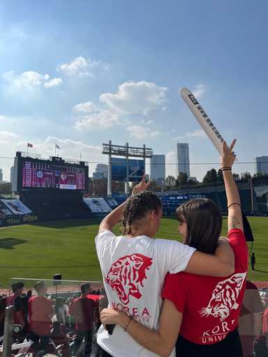 Baseballspiel mit Anna