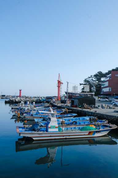 Ein kleiner Fischerhafen auf dem Rückweg