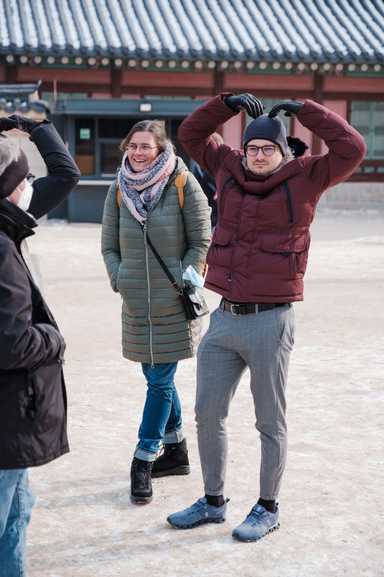 Marcel posiert für Fotos