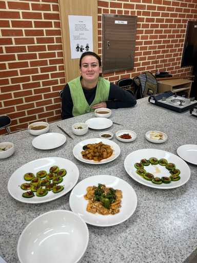 Das selbstgekochte Essen
