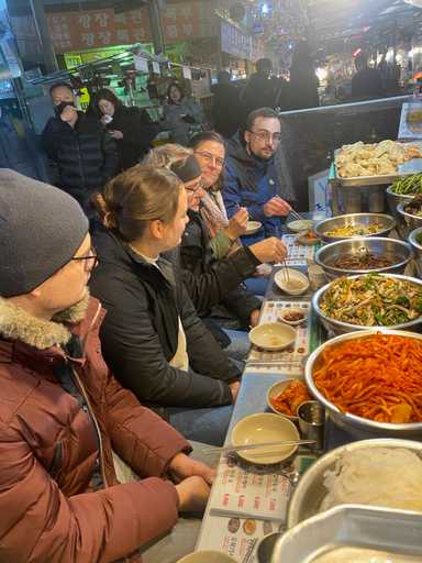 Familie Saaro am Gwangjang Markt