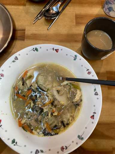 Die deftige Dumpling/Rice Cake Suppe