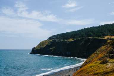 Wanderung entlang der Klippen